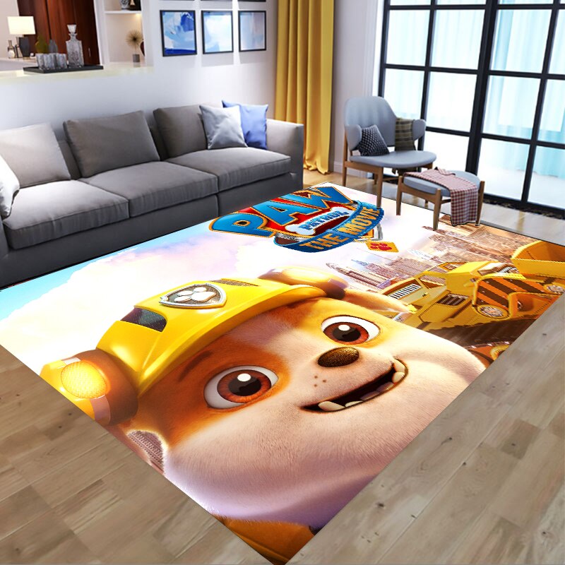 PAW Patrol Bathroom Carpet Anime Chase Marshall Flannel Rug Living Room Floor Mat Kitchen Bedroom Washable Non-slip Door Mats