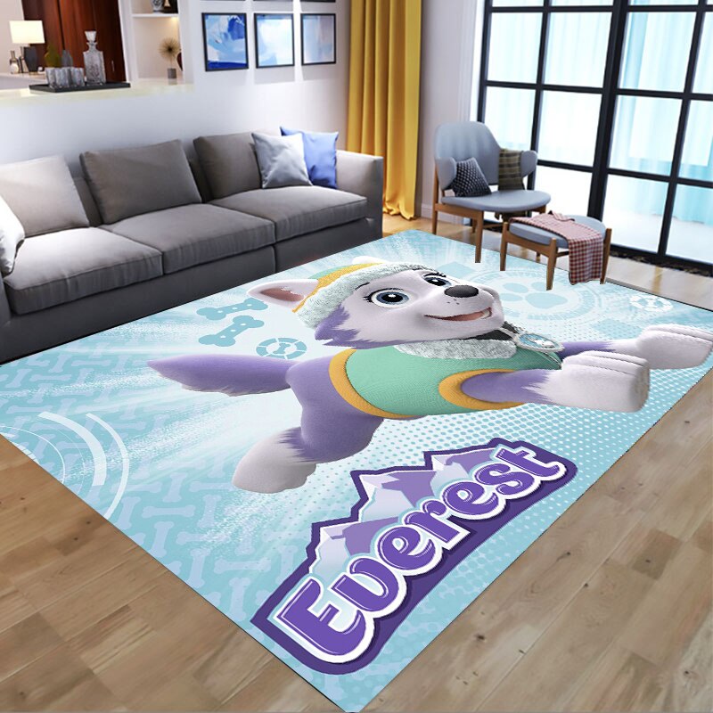  PAW Patrol Bathroom Carpet Anime Chase Marshall Flannel Rug Living Room Floor Mat Kitchen Bedroom Washable Non-slip Door Mats