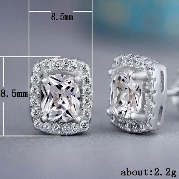  Ladies Fashion Zircon Earrings