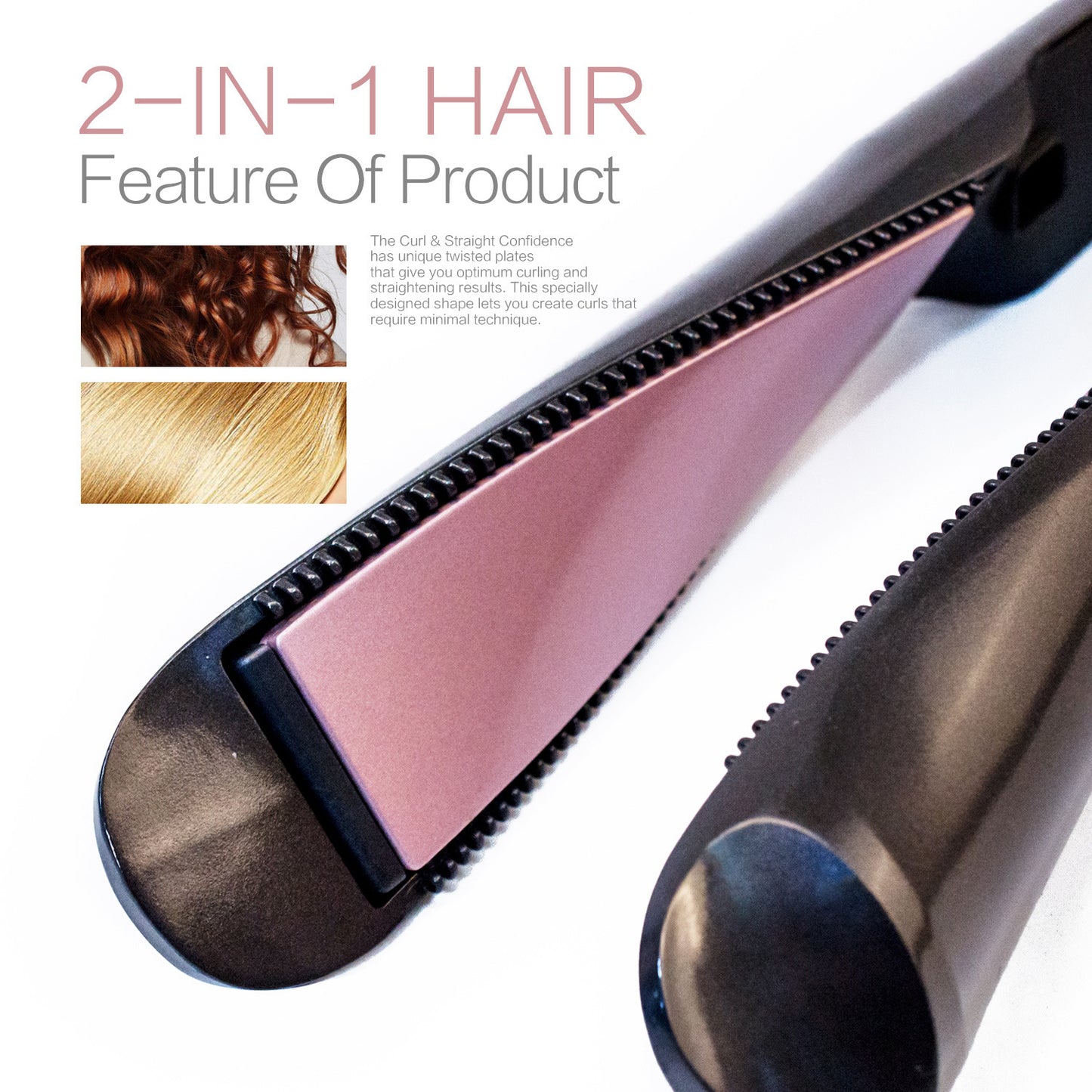 Spiral Twisted Hair Straightener